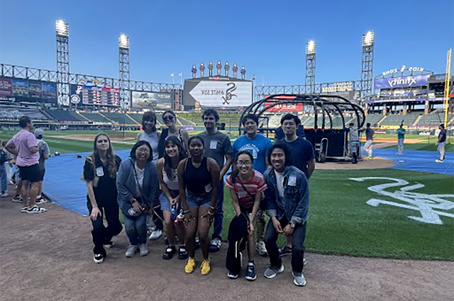 SURE students at White Sox game